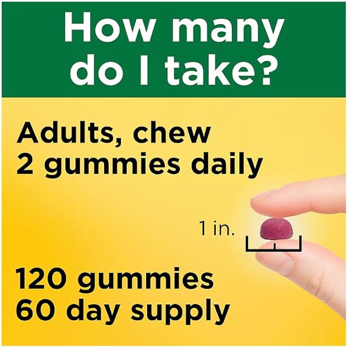 Nature Made Magnesium Citrate Gummies–Men &amp Women Multivitamin (200mg per Serving 120 Gummies) + Bonus 1 Elbow Support