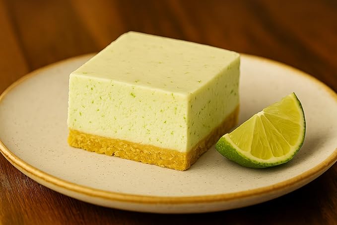 Low Carb Protein Cheesecake Bars | High Protein Gluten-Free Clean Ingredients Snack Bars (20 Key Lime)