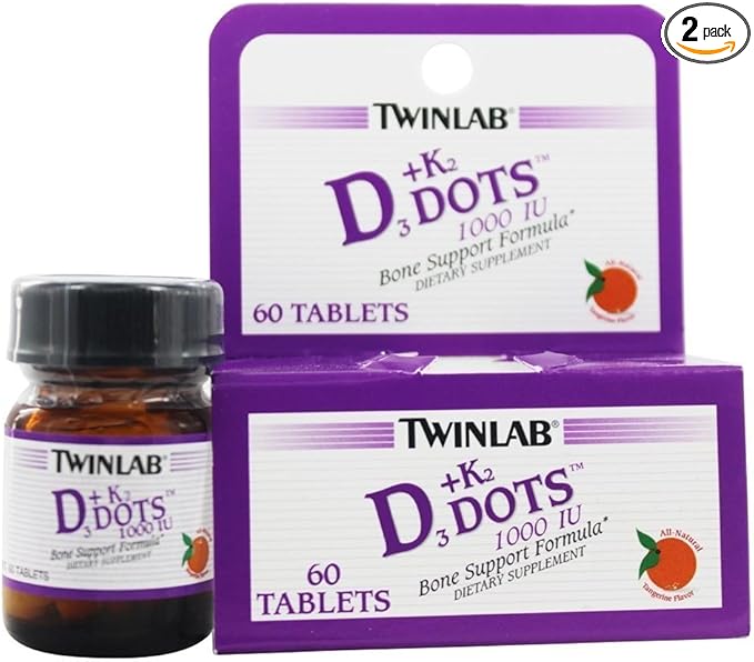 Twinlab Vitamin D3 1000 + K2dot