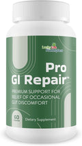 Pro GI Repair - Premium Probiotic Supplement to Support Gut Health - Support Gastrointestinal Function &amp Regularity - 40 Billion CFU Probiotic Formula - Promote Reduced Indigestion &amp Upset Sto