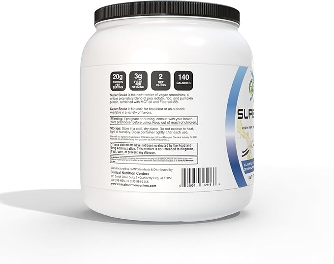 Super Shake Vanilla Protein Powder 2.2 pounds (995 g)