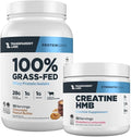Transparent Labs Grass-Fed Whey Protein Isolate (30 Servings Chocolate PB) &amp Creatine HMB (30 Servings Strawberry Lemonade)