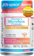 Life-Space Probiotic for Women 2 Month Serving Support Healthy Vaginal Microflora &amp Comfort Daily Supplement for Women pH Balance with Lactobacillus rhamnosus 6.3 Billion CFU &amp 6 Strains