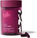 Tally Health Vitality Longevity Formula – Spermidine + Fisetin + Quercetin + Resveratrol + Calcium Alpha-Ketoglutarate | Supports Cellular Renewal Healthy Aging Energy &amp Autophagy | 120 Capsules