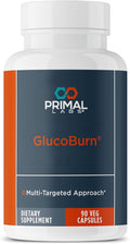 Primal Labs GlucoBurn Support Supplement with White Mulberry Leaf Extract and Alpha Lipoic Acid 90 Veg capsules