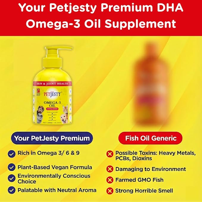 Petjesty Pure Omega Daily for Cats and Dogs (300ml)