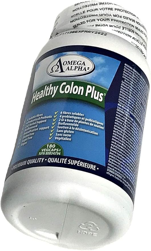 Omega Alpha Healthy Colon Plus 180 Capsules