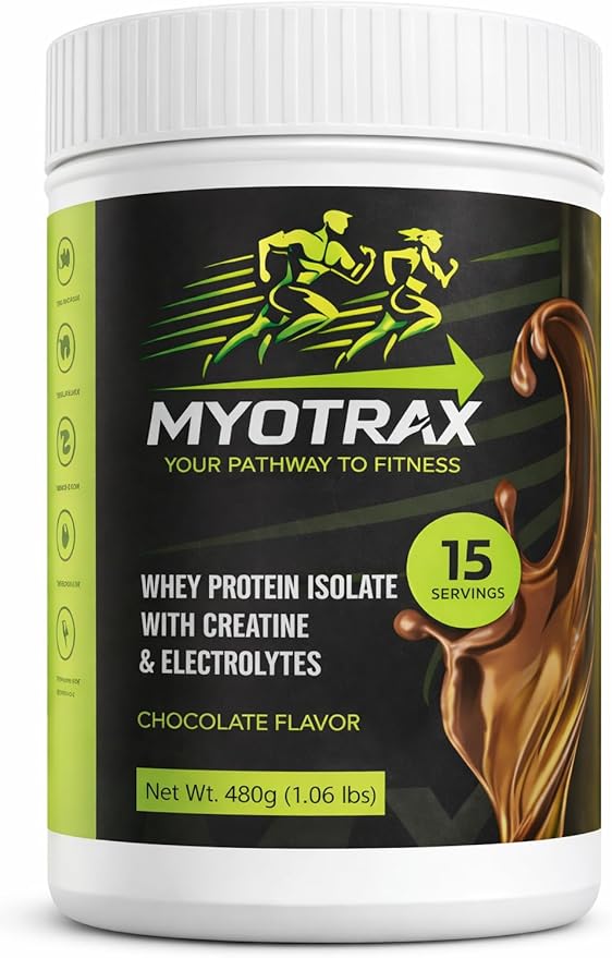 Whey Protein Isolate Protein Powder with Creatine &amp Electrolytes – 20g Protein 3g Creatine Monohydrate – Sugar Free Keto Friendly – Chocolate – 15 Servings