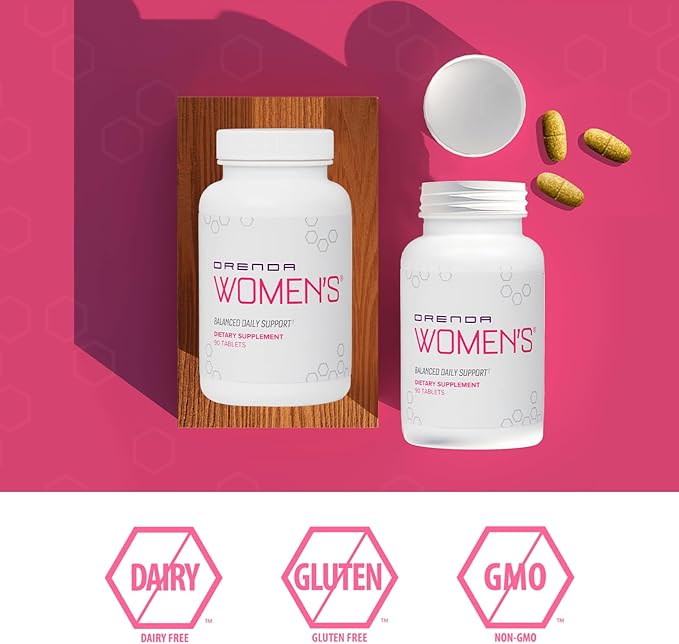 Orenda Women's Multivitamin -Blend Dong Quai &amp Black Cohosh Vitamins Minerals Hormonal Balance Immune and Heart Health - 90 Tablets