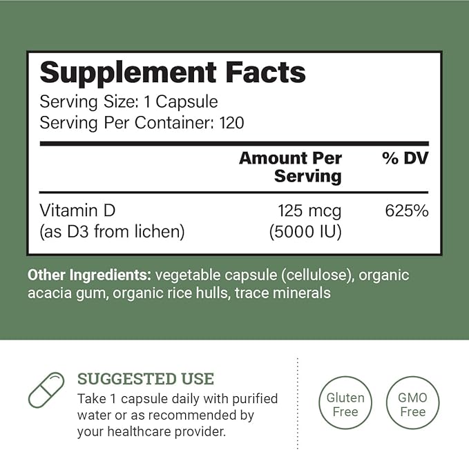 Earth Harmony Vegan Vitamin D3 &amp Beet Root Powder - 120 Capsules Each