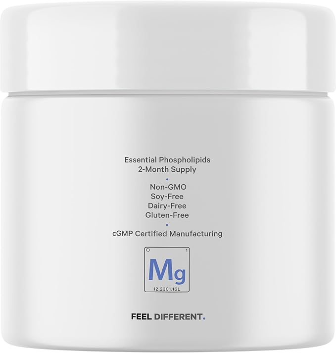 Codeage Magnesium Glycinate Powder Supplement 2-Month Supply Bisglycinate Magnesium Chelate Unflavored Liposomal Delivery Chelated Magnesium Powder Mineral Non-GMO Vegan 3 oz