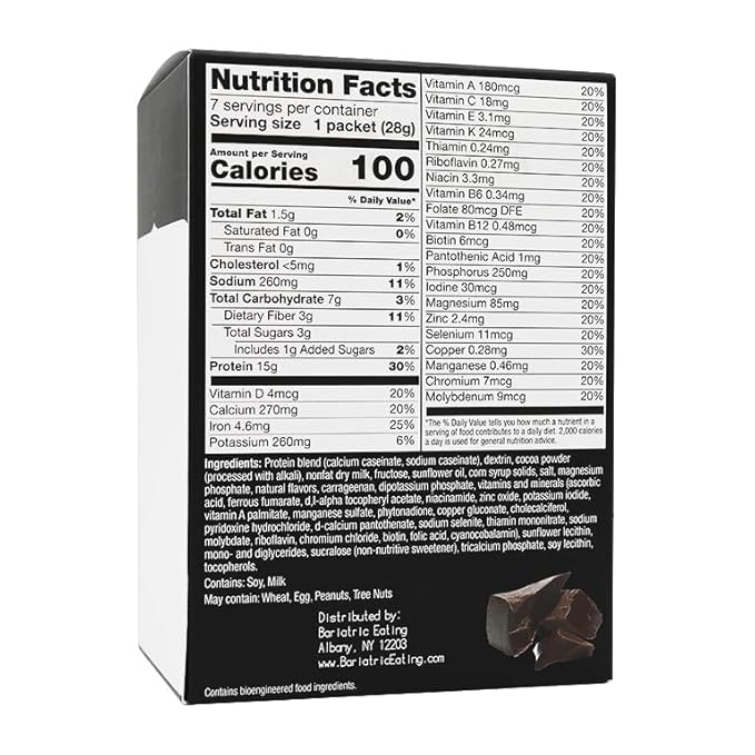 Inspire 15g Protein Shake or Pudding by Bariatric Eating - Chocolate (3-Pack)