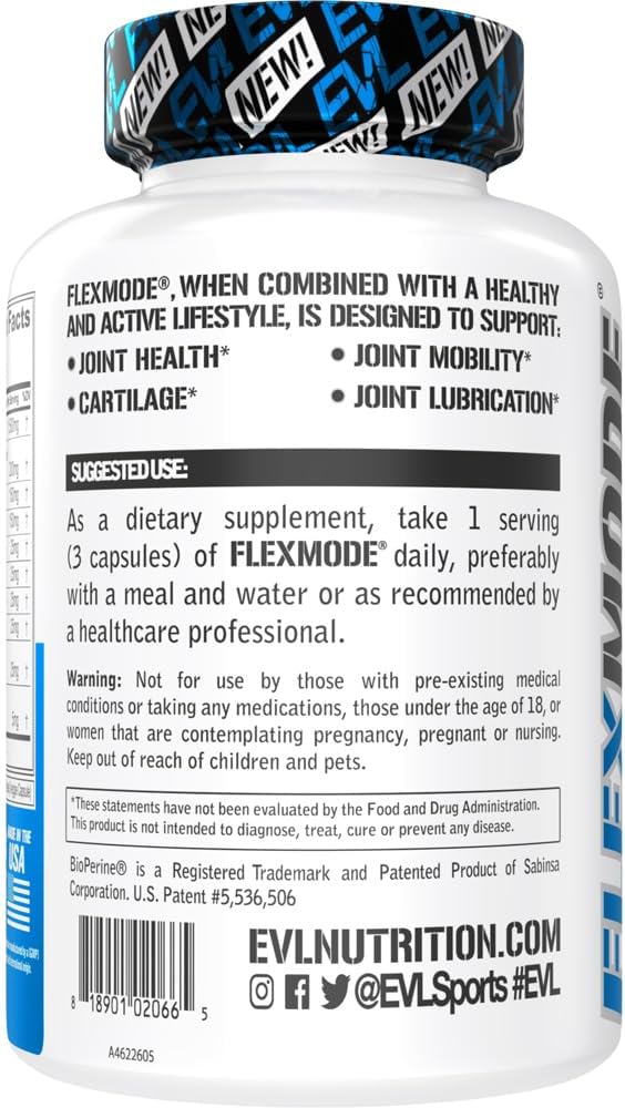 FLEXMODE Joint Supplement with Glucosamine Chondroitin MSM (30 Servings) Plus Advanced Daily Multivitamin for Men with Essential Vitamins Minerals &amp Phytonutrient Complex (60 Servings)