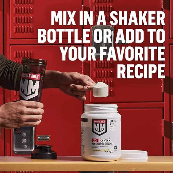 Muscle Milk Pro Series Protein Powder Knockout Chocolate &amp Intense Vanilla 2-2 Pound Bags 50g Protein 20 Vitamins &amp Minerals