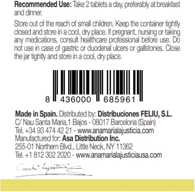Total Magnesium 5 with Harpago 70 Tablets by Ana Maria Lajusticia - Gluten Free and Vegan Friendly (1)