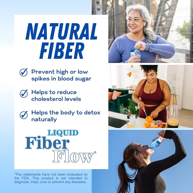 Nutritional Designs Liquid Fiber for Kids - Kids Fiber Supplement Sugar-Free Prebiotic Inulin Fiber Fiber Drink Mix Natural Bowel Regularity Drink for Healthy Intestinal Balance 100 Packets