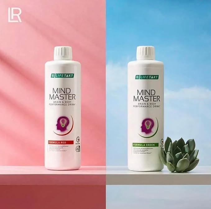 LR Health&ampBeauty Lifetakt Mind Master Formula Red and Green Every Day Natural Treatment Women Men - Set of 5 x 500 ml./16.9 fl.oz.