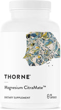 THORNE - Magnesium CitraMate - Magnesium Citrate &amp Malate Supplement - Supports Heart Health Skeletal Muscles Cardiac &amp Lung Function Bone Density &amp More* - Third-Party Certified - 90 S