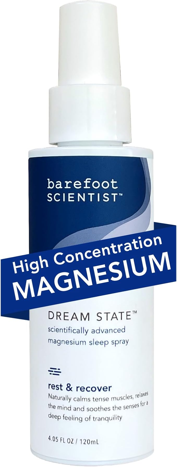 Dream State Magnesium Sleep Spray with Pure Dead Sea Magnesium Chloride - Quick Absorption on Feet &amp Skin