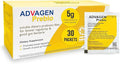 ADVAGEN Prebio Fiber Supplement Powder Unflavored - Soluble Prebiotic Fiber Powder Unflavored On The Go Packets Non GMO Supports Gut Health Bloating &amp Constipation Relief for Women Men 30 Serv
