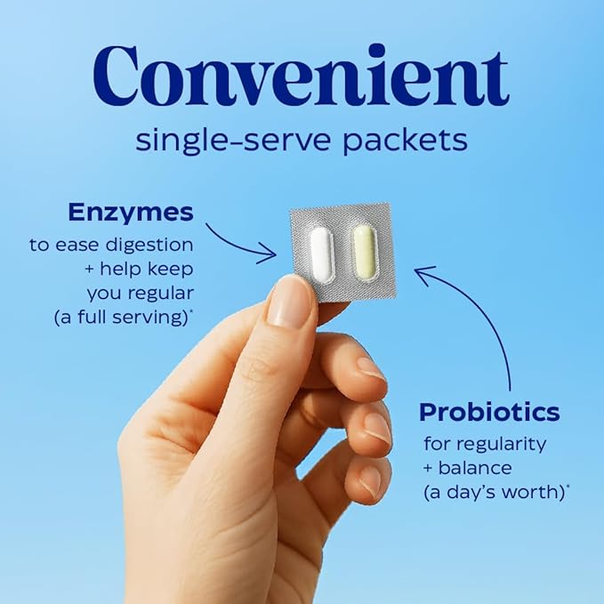 ENZYMEDICA Dinner Duo for Regularity Probiotic + Enzymes 30 CT