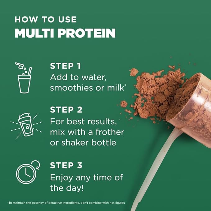 Ancient Nutrition Organic Multi Protein Plant Based Powder 25g Protein Hydrolyzed Pea Protein Digestive Enzymes &amp Probiotics Supports Muscle &amp Gut Health Chocolate 15 Servings