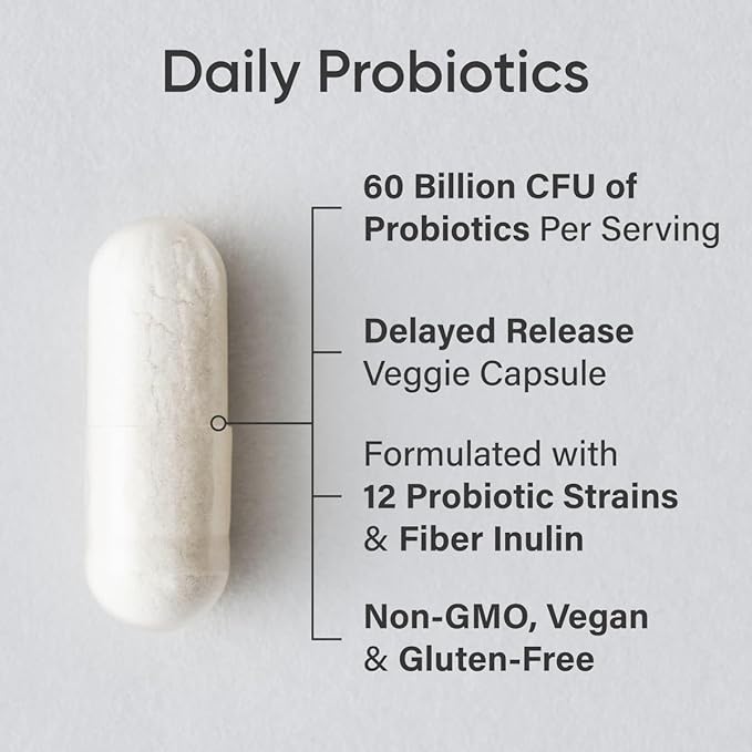Sports Research® Vegan Supplements Pack - Vegan Vitamin D3 5000iu + Vegan Omega-3 Fish Oil Alternative + Daily Probiotics with Prebiotics 60 Billion CFU