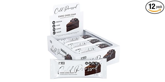 Fibre Boost Cold Pressed Choc Choc Chip flavoured Protein Bar
