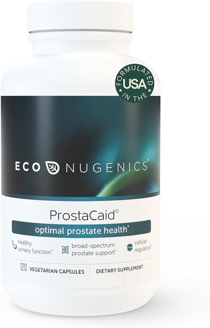 Ultimate Prostate Health Supplement Bundle Including ecoNugenics ProstaCaid and Pectasol Modified Citrus Pectin - Immune Function &amp Prostate Support for Men