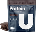 UCAN Energy + Plant Protein Powder - Vegan Plant Based Protein 20g Pea Protein with Amino Acids EAAs &amp BCCAs - Keto Protein Powder - No Added Sugar Gluten-Free - Chocolate -12 Servings