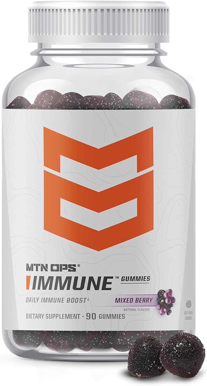 MTN OPS Vitamin D3 + K2 and Immune Gummies Bundle