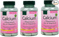 H and B Calcium + MagnesiumZinc &amp Vitamin D 120 Tablets (Pack of 3Total 360 Tablets)