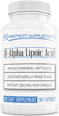 R-Alpha Lipoic Acid 300MG of Pure R-LIPOIC Acid 90 Count. ((((MAX Strength))))