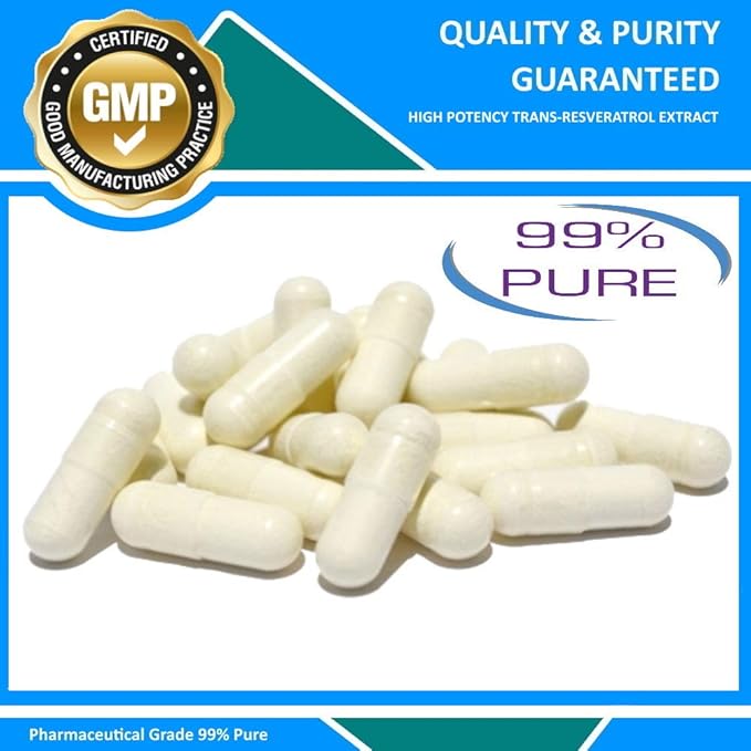 MAAC10 NMN Resveratrol NAD Combo Pack - Nicotinamide Mononucleotide NAD+ Supplement 250mg (60 x 125mg NMN Capsules) 99% Pure Trans Resveratrol Extract (60 x 250mg Capsules)