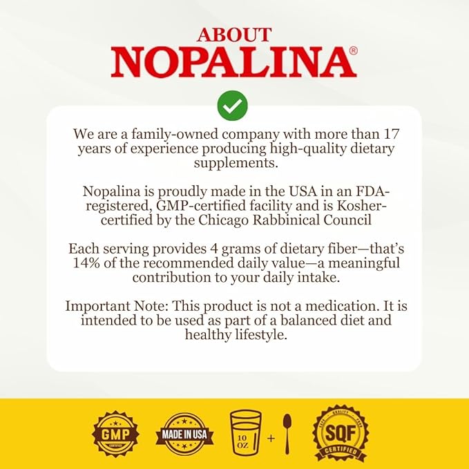 Nopalina Fiber Formula | Pineapple | 2 Lb Bag | 60 Servings | Flax Seed Psyllium Oat and Wheat Bran Omega 3 6 &amp 9 | Can Help with Regularity &amp More | The Original