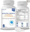Magnesium L-Threonate 2000mg Magnesium Supplement - Non-GMO Gluten-Free 120 Capsules
