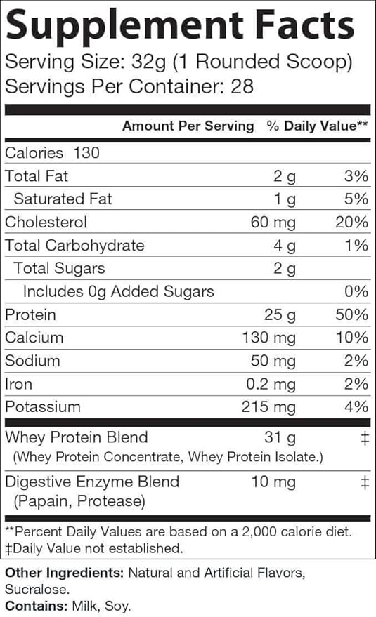 Conquistador Whey Protein Cinnamon Swirl 2lb