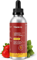 Liposomal Men's 50+ Liquid Multivitamin Drops | Non-GMO | Sugar Free | Gluten Free | 30 Day Supply | 3 FL Oz | Supports Brain Health Immunity and Energy Production