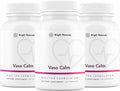 Vaso Calm - Healthy Blood Balance Supplement - Features Fermented Garlic Celery and Grape Seed Extract Hibiscus and Vitamin K2 - Made in The USA 180 Capsules