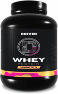 Driven WHEY- Whey Protein Powder: Delicious Clean Protein Shake- Improve Muscle Recovery with 23 Grams of Protein with Added BCAA and Digestive Enzymes (5lb Caramel Latte)