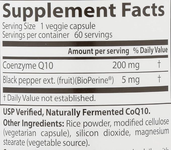 Doctor's Best High Absorption CoQ10 (200mg) 60VC