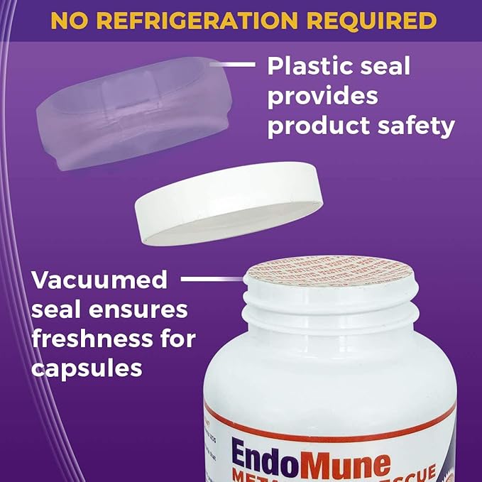 Endomune Metabolic Rescue Prebiotic and Probiotic - Physician Formulated - 120 Vegetarian Capsules - Weightloss Supplement