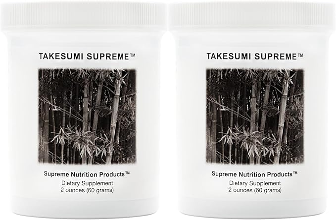 Supreme Nutrition Takesumi Supreme Pure 60 Grams Activated Bamboo Charcoal Powder (Pack of 2)