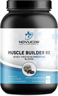 Whey Protein Powder Premium Blend with BCAA Cookies and Cream 2 Pounds