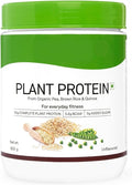 Prakruthi Organic Plant Protein Powder (500 Gm) | 30g Protein from Pea Brown Rice &amp Quinoa | Soy Free | Unflavored | Supports Fitness &amp Immunity
