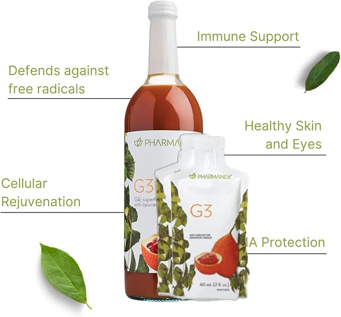 Nu Skin g3 Single Serve Pouch | 15 Pack | Antioxidant-Rich Superfruit Blend for Immune Support | Delicious Convenient On-the-Go Nutrition | Non-GMO Preservative-Free