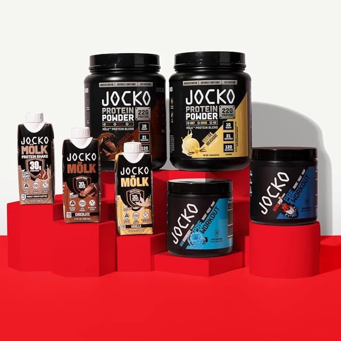 Jocko-Fuel Protein Shake 2 Box with 4 Bottle - Ready to Drink Grass-Fed Whey No Artificial Sweeteners Keto-Friendly Low-Carb High-Protein Meal Replacement Recovery Fitness (11 Fl Oz Chocolat