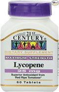 21st Century Lycopene 25 Mg Tablets 60-Count (Pack of 2)