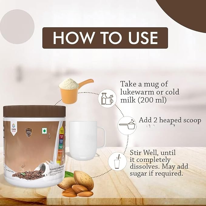 Protein Powder for The Dietary Management of Peopleuse for Madhunashini - 250GM Pack - No Added Sugar (Roasted Coffee)