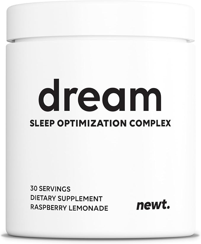 DREAM Sleep Aid Powder | Magnesium L-Threonate Apigenin &amp Theanine | 2400mg 7-Ingredient Non-Habit Forming and Natural Sleep Aids for Adults | Deep Sleep Super Calm &amp Stress Relief